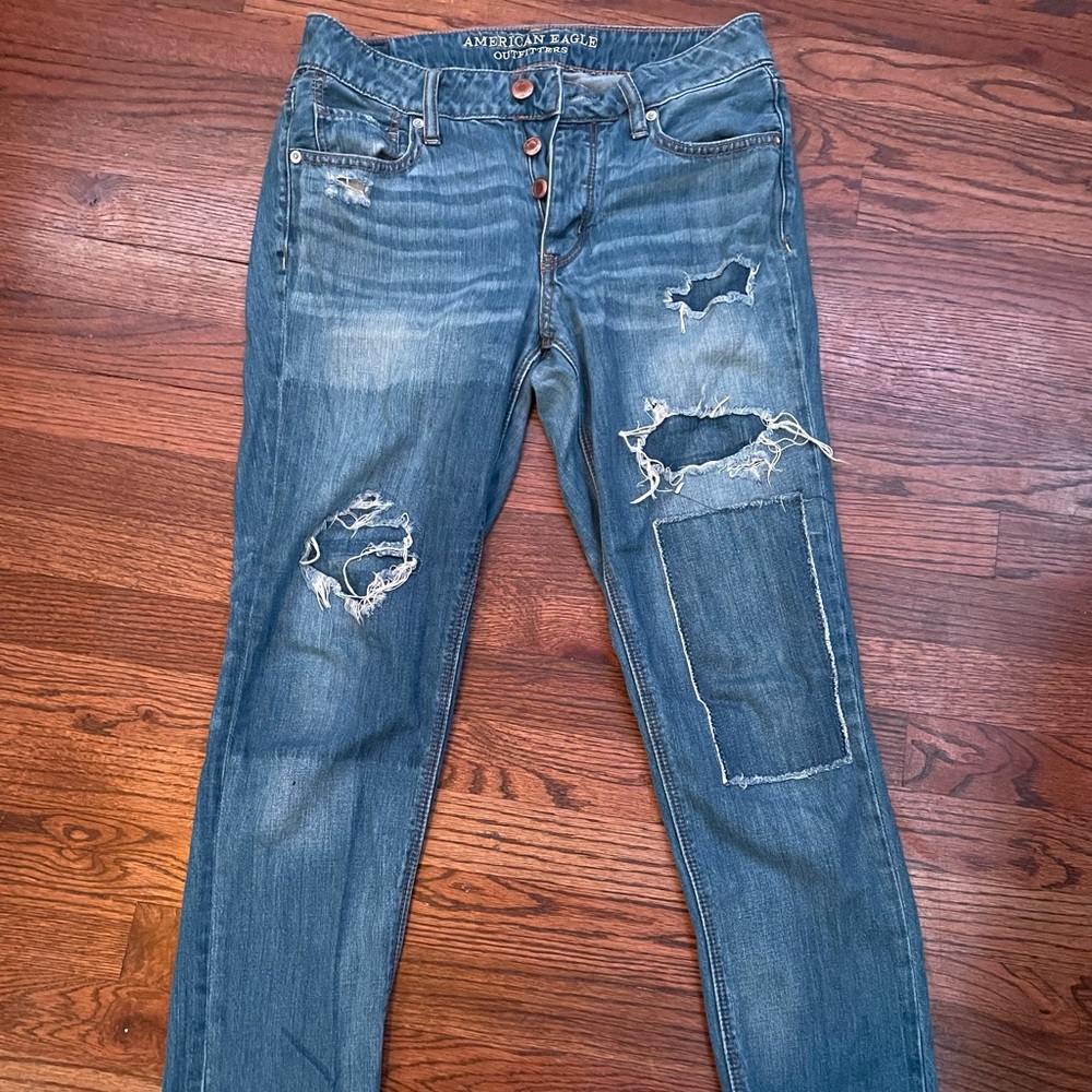 Womens American Eagle Jeans Boyfriend Jeans